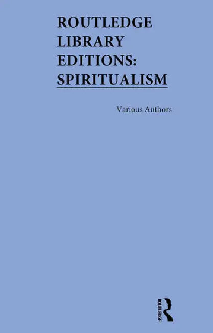 Buy Spiritualism (English) โ BookShops.in