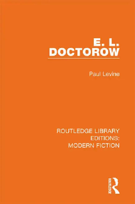 Buy E. L. Doctorow (English, Levine Paul) β BookShops.in