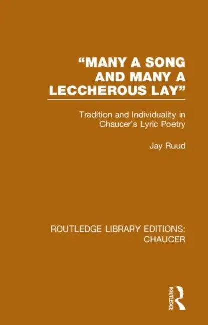 Buy Many a Song and Many a Leccherous Lay (English, Ruud Jay) — BookShops.in