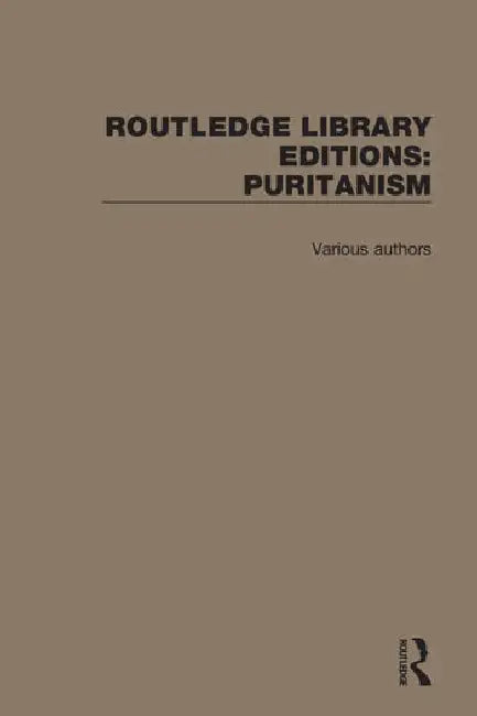 Buy Puritanism (English) — BookShops.in