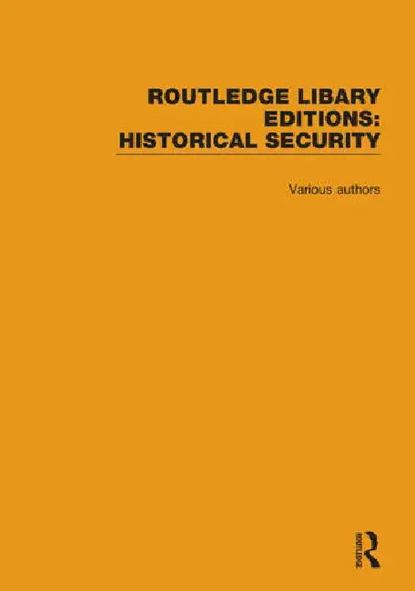 Buy Historical Security (English) — BookShops.in