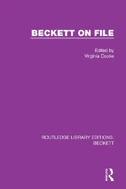 Buy Beckett (English) — BookShops.in