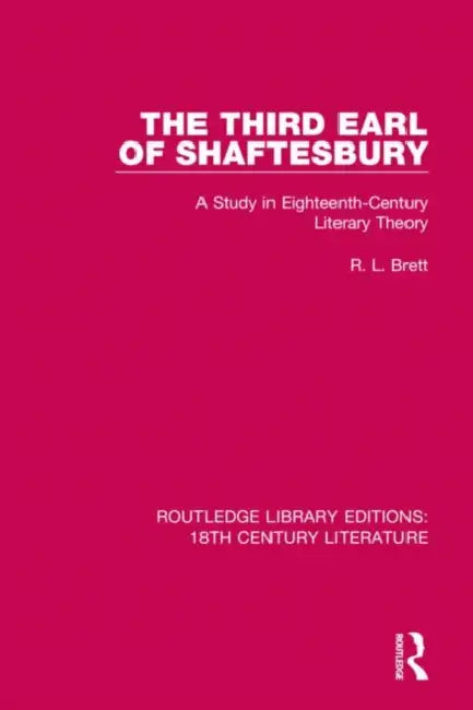 Buy The Third Earl of Shaftesbury (English, Brett R.L.) — BookShops.in
