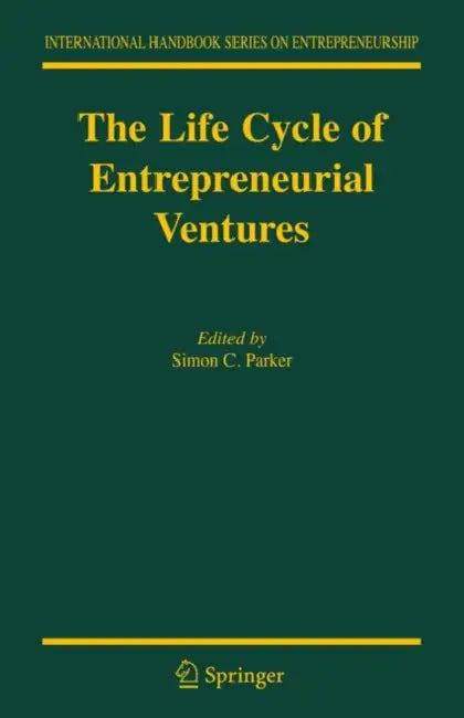 Buy The Life Cycle of Entrepreneurial Ventures (English, Simon Parker) — BookShops.in
