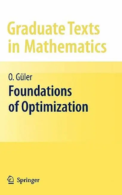 Foundations of Optimization (English, Osman Güler)