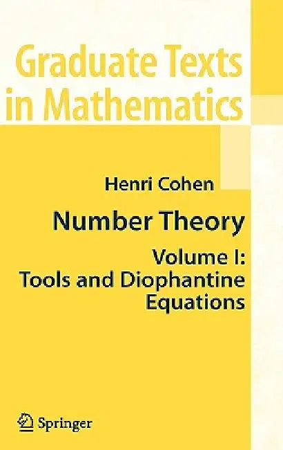 Buy Number Theory, Volume 1 (English, Henri Cohen) — BookShops.in