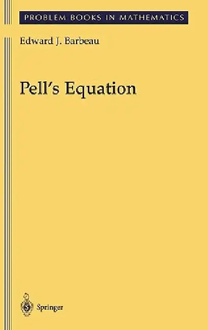 Buy Pell's Equation (English, Edward J. Barbeau) β BookShops.in