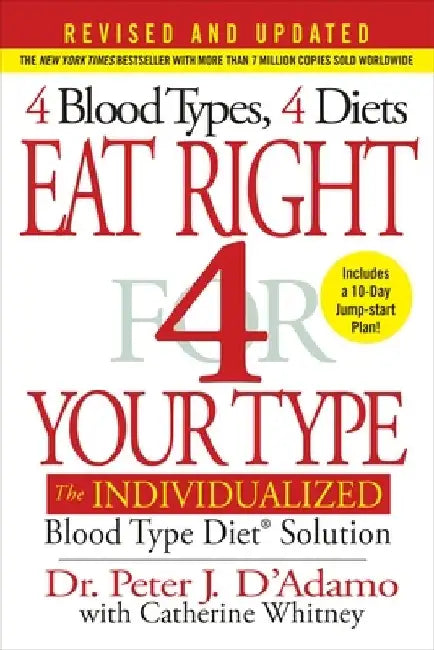Buy Eat Right 4 Your Type (English, Peter D'Adamo) — BookShops.in