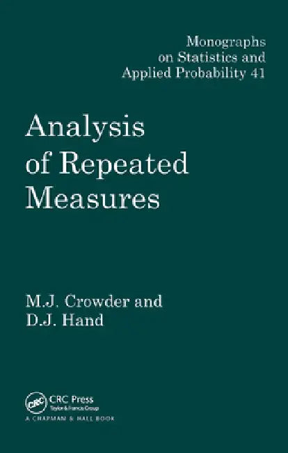 Buy Analysis of Repeated Measures (English, Martin J. Crowder | David J. Hand) — BookShops.in