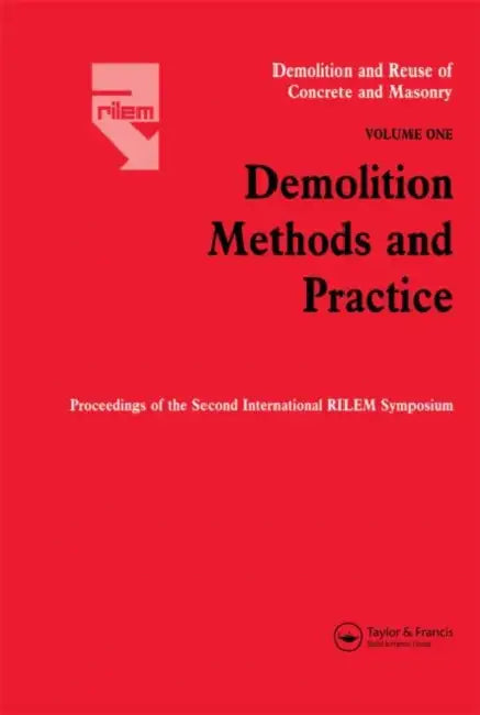 Buy Demolition Methods and Practice (English, Kasai Y.) — BookShops.in