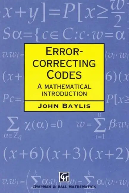 Buy Error Correcting Codes (English, Baylis D J.) — BookShops.in