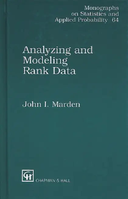 Buy Analyzing and Modeling Rank Data (English, Marden John I) — BookShops.in