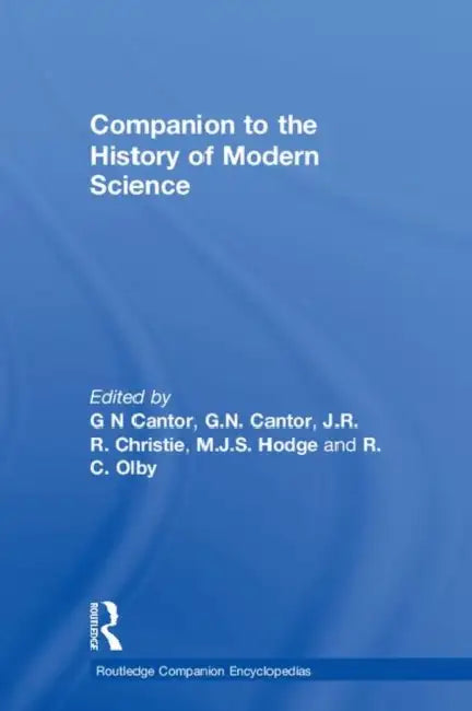 Buy Companion to the History of Modern Science (English, Cantor G N) — BookShops.in