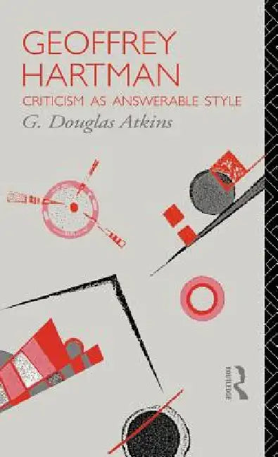 Buy Geoffrey Hartman (English, G. Douglas Atkins) — BookShops.in