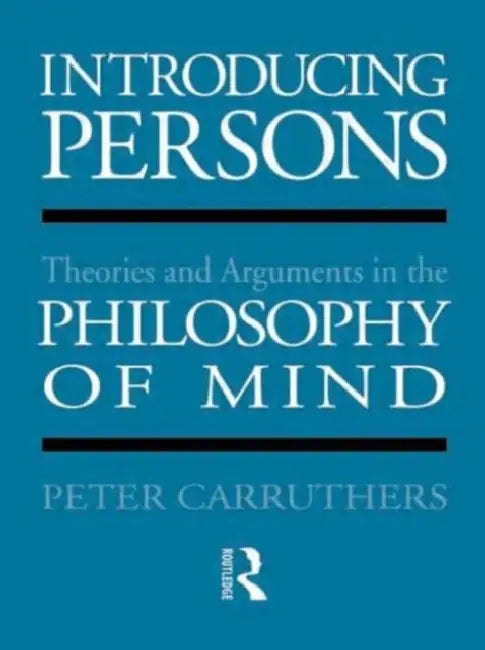 Buy Introducing Persons (English, Peter Carruthers) — BookShops.in