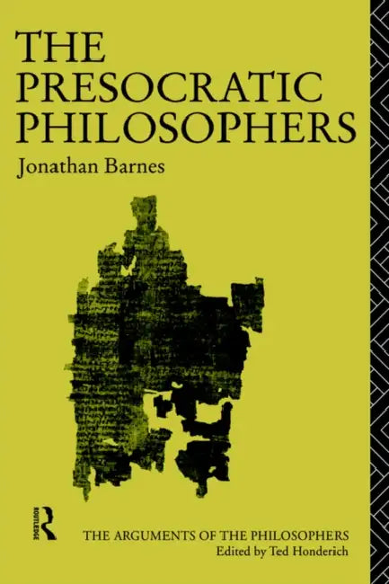 Buy The Presocratic Philosophers (English, Jonathan Barnes) — BookShops.in