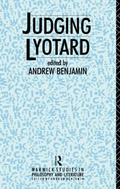 Buy Judging Lyotard (English, Andrew Benjamin) — BookShops.in