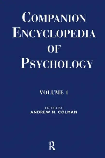 Buy Companion Encyclopedia of Psychology (English, Colman Andrew M.) β BookShops.in