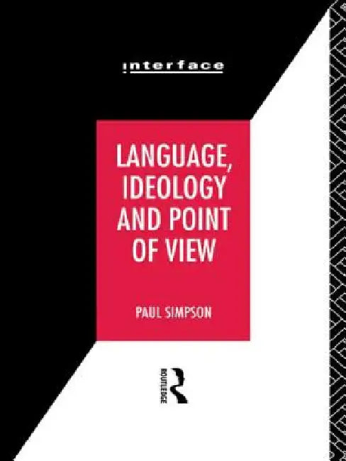 Buy Language, Ideology and Point of View (English, Paul Simpson) — BookShops.in