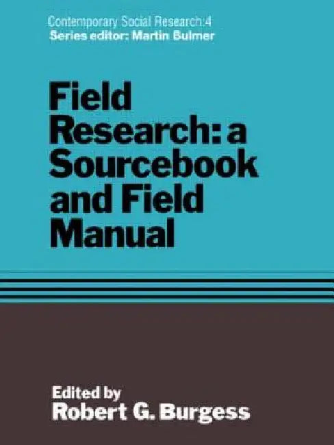 Buy Field Research (English, Robert G. Burgess) — BookShops.in