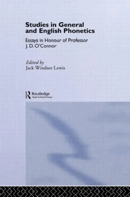Buy Studies in General and English Phonetics (English, Jack Windsor Lewis) — BookShops.in
