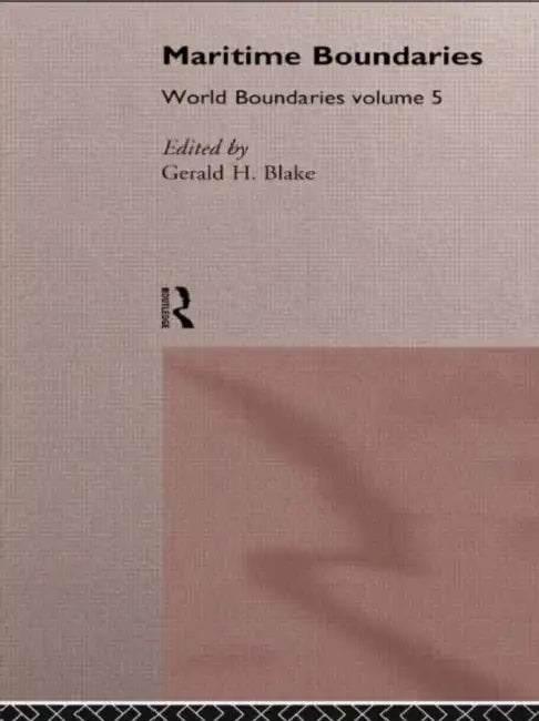 Buy Maritime Boundaries (English, Blake Gerald H.) — BookShops.in