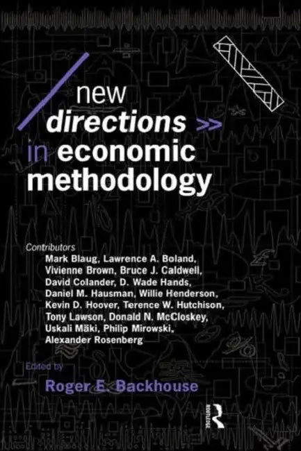 Buy New Directions in Economic Methodology (English, Backhouse Roger E.) — BookShops.in