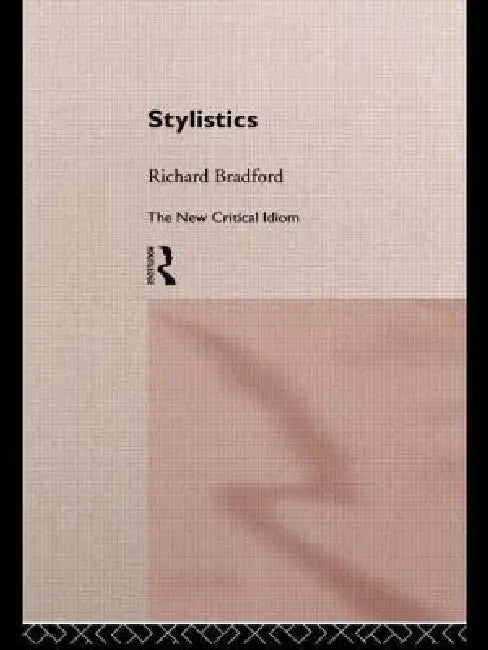 Buy Stylistics (English, Richard Bradford) — BookShops.in