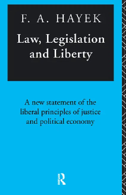 Buy Law, Legislation and Liberty (English, F. a. Hayek) โ BookShops.in