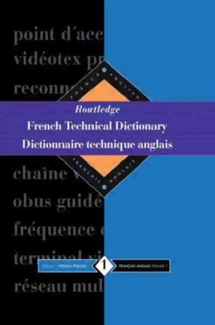 Buy Routledge French Technical Dictionary Dictionnaire technique anglais (English, Arden Yves) — BookShops.in
