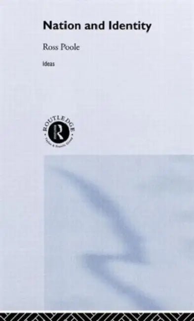 Buy Nation and Identity (English, Ross Poole) — BookShops.in