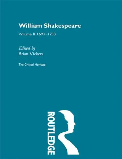 Buy William Shakespeare (English, Vickers Brian) — BookShops.in