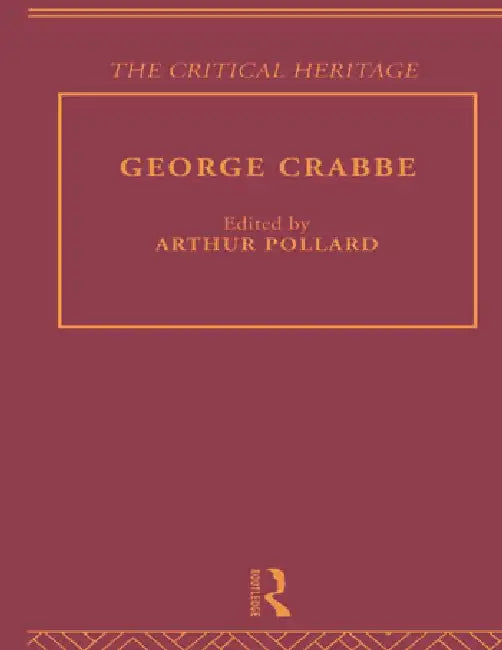 Buy George Crabbe (English, Pollard Arthur) โ BookShops.in