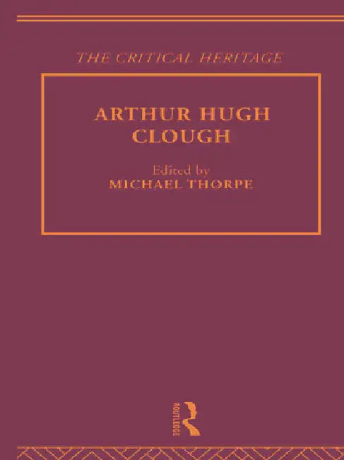 Buy Arthur Hugh Clough (English, Thorpe Michael) — BookShops.in