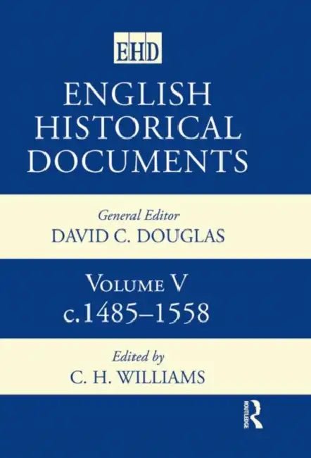 Buy English Historical Documents (English, Williams C.H.) — BookShops.in