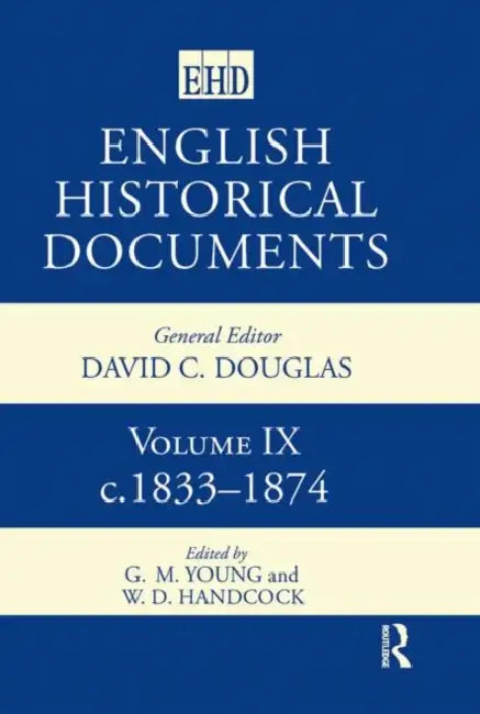 Buy English Historical Documents,1833-1874 (English, Handcock W.D.) — BookShops.in