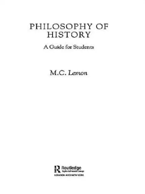 Buy Philosophy of History (English, M. C. Lemon) — BookShops.in