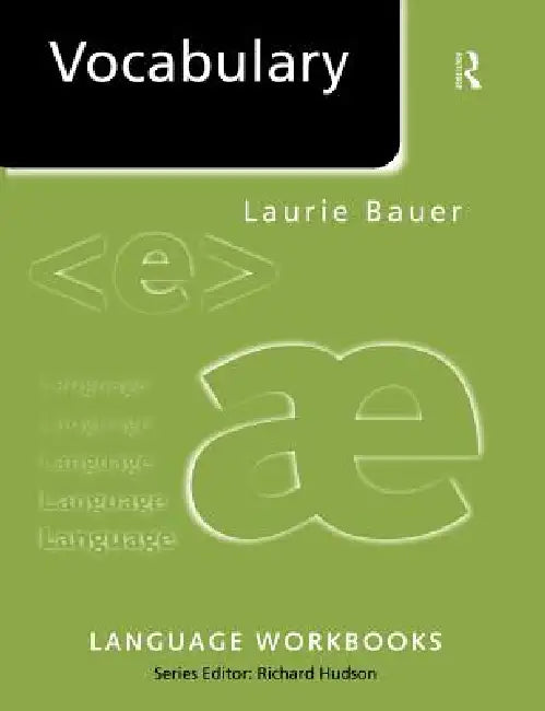 Buy Vocabulary (English, Bauer Laurie) โ BookShops.in