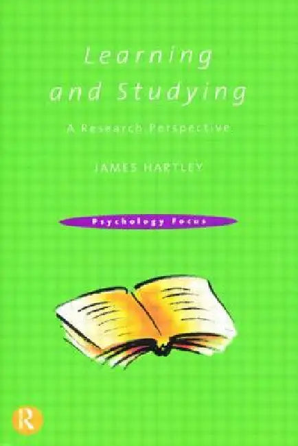 Buy Learning and Studying (English, James Hartley) — BookShops.in