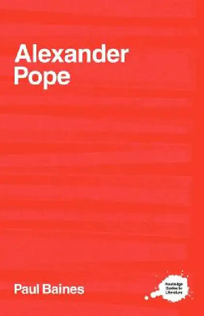 Buy Alexander Pope (English, Paul Baines) โ BookShops.in