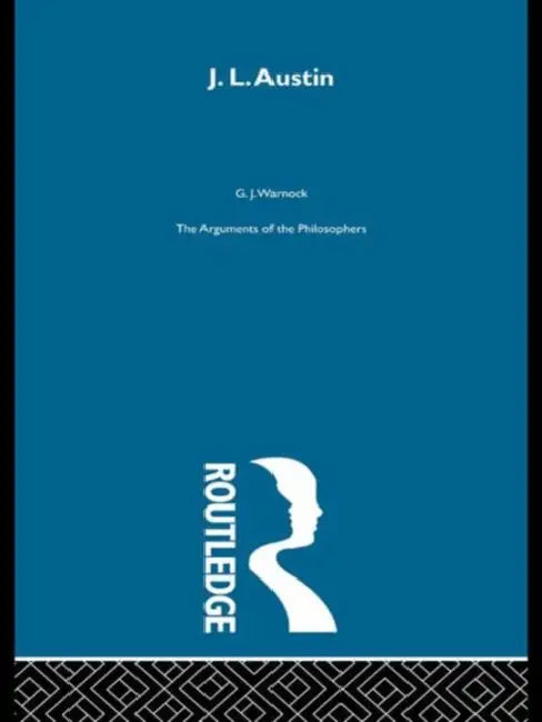 Buy Austin-Arg Philosophers (English, Warnock G.J.) โ BookShops.in