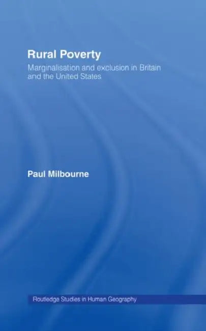 Buy Rural Poverty (English, Milbourne Paul) — BookShops.in