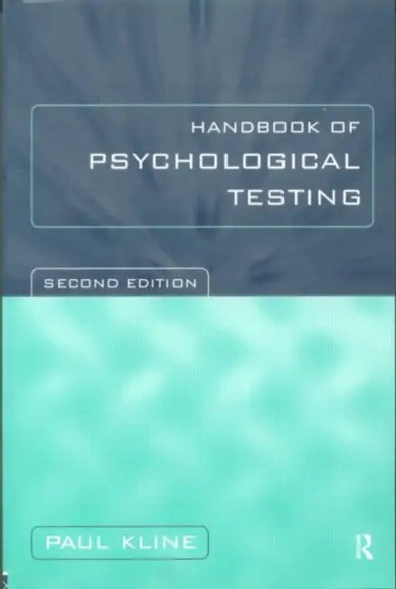 Buy Handbook of Psychological Testing (English, Kline Paul) — BookShops.in