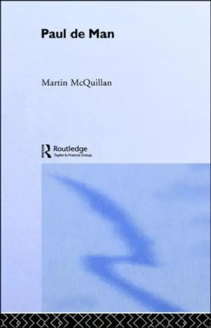 Buy Paul de Man (English, Martin McQuillian) — BookShops.in