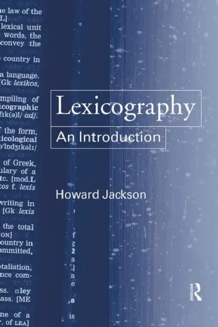 Buy Lexicography (English, Howard Jackson) — BookShops.in