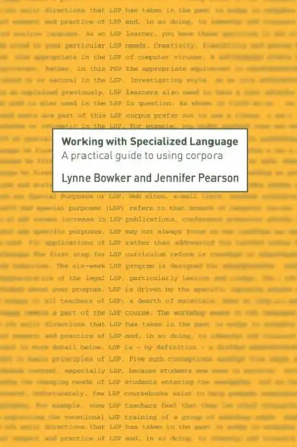 Buy Working With Specialized Language (English, Lynne Bowker) — BookShops.in