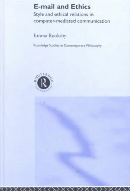 Buy Email and Ethics (English, Emma Rooksby) — BookShops.in