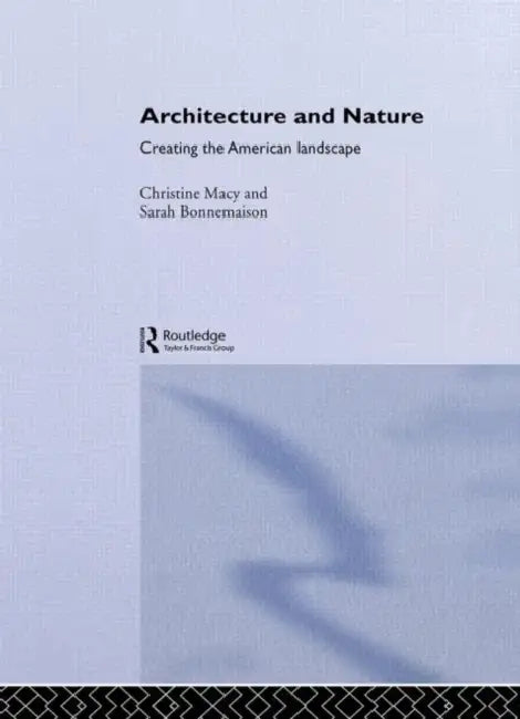 Buy Architecture and Nature (English, Sarah Bonnemaison) — BookShops.in