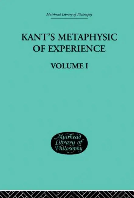 Buy Kant's Metaphysic of Experience (English, H. J. Paton) — BookShops.in