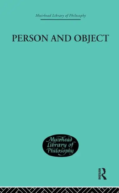 Buy Person and Object (English, Roderick Chisholm) — BookShops.in